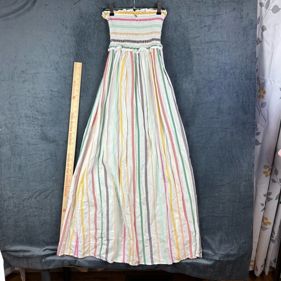 Pilyq Stephanie dress sold at REVOLVE Multicolor Striped Maxi Dress Sz XS/S - Picture 5 of 11